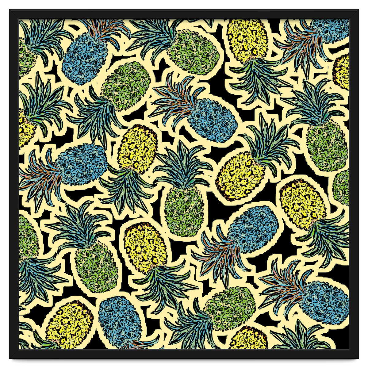 Pineapple Pandemonium Retro Tone