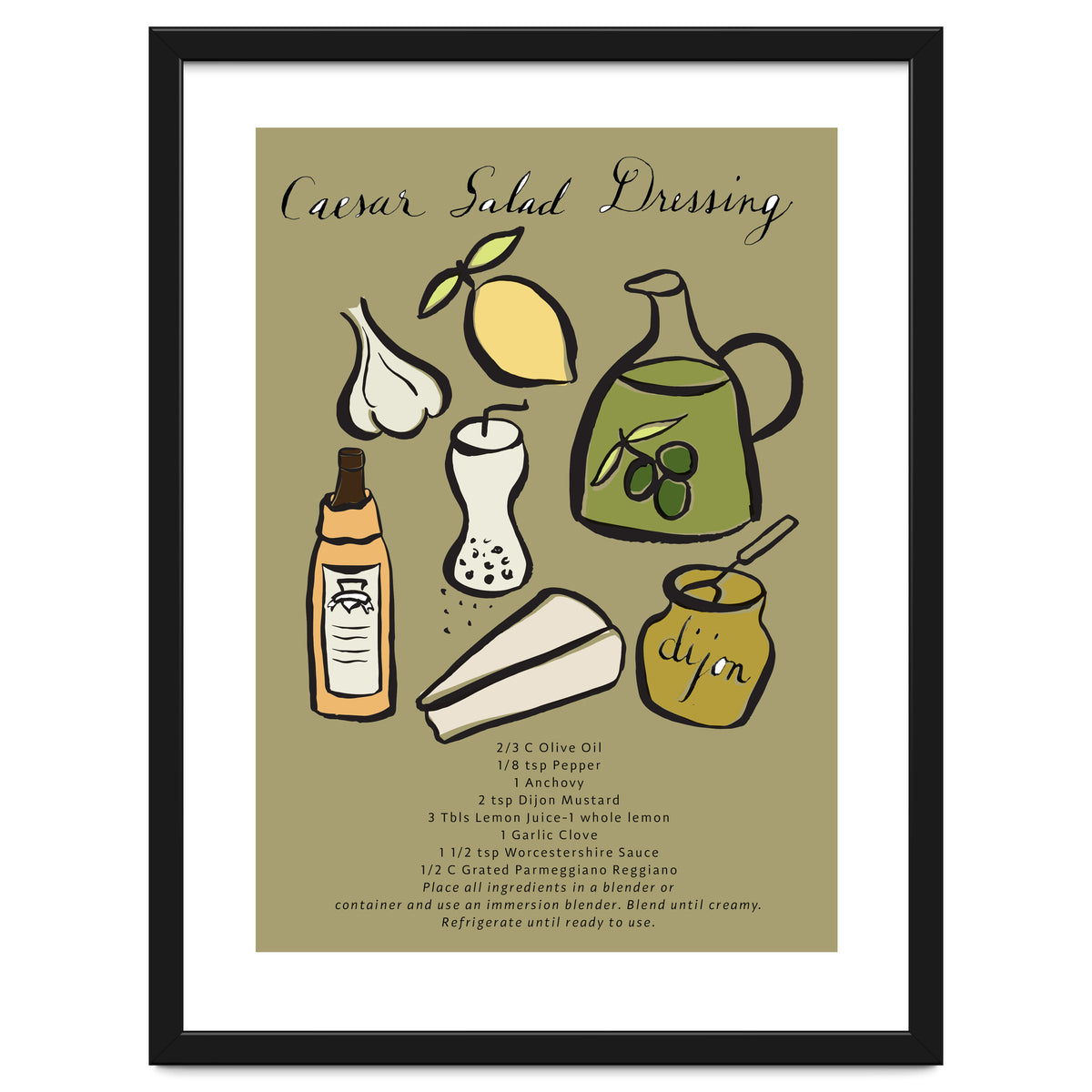 Caesar Salad Dressing Recipe