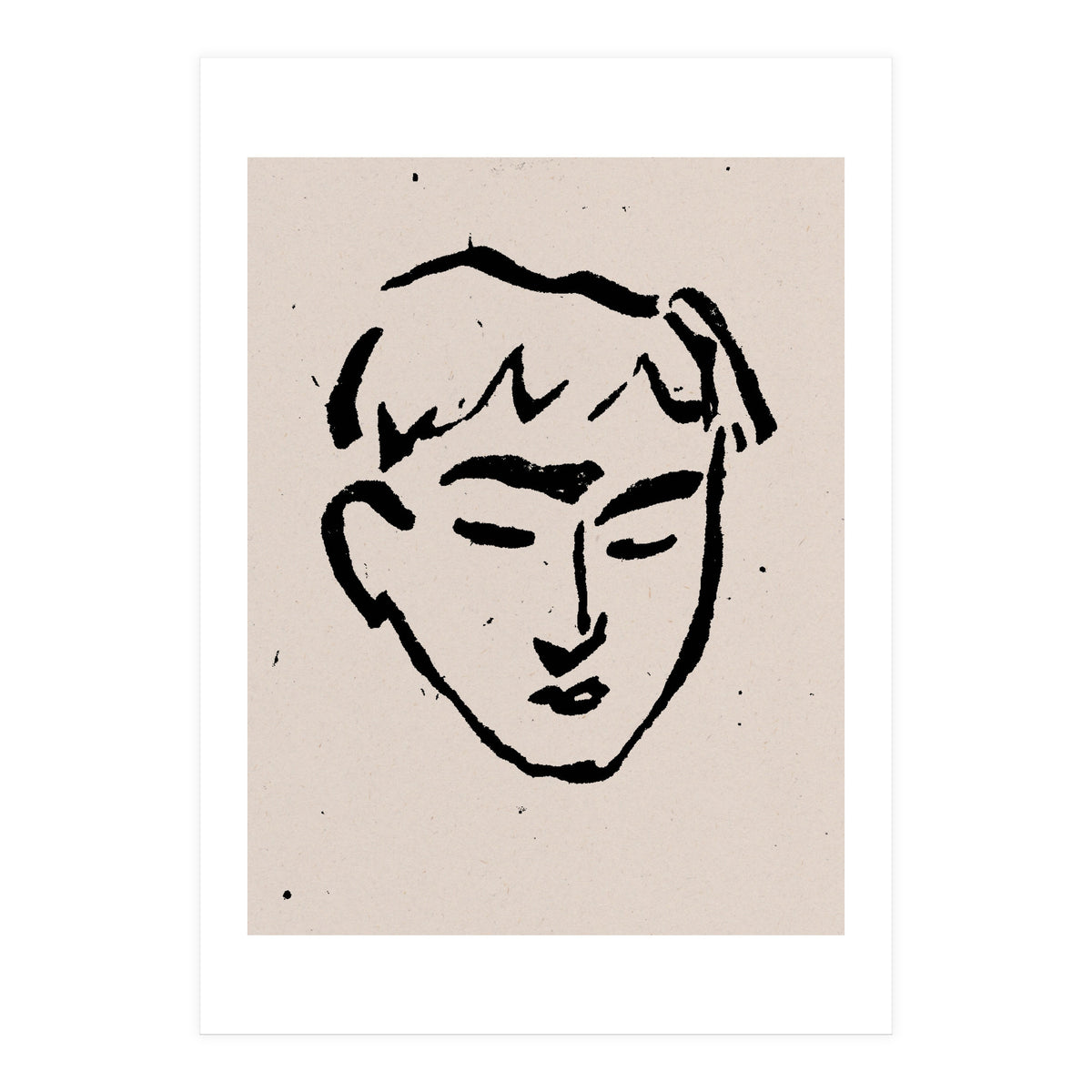 Man, study (Print Only)