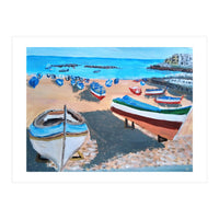 Two Boats in Palermo (Print Only)