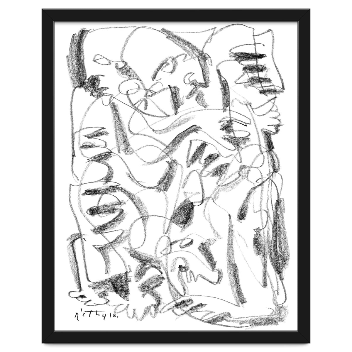 Out of the Shadows - b&w