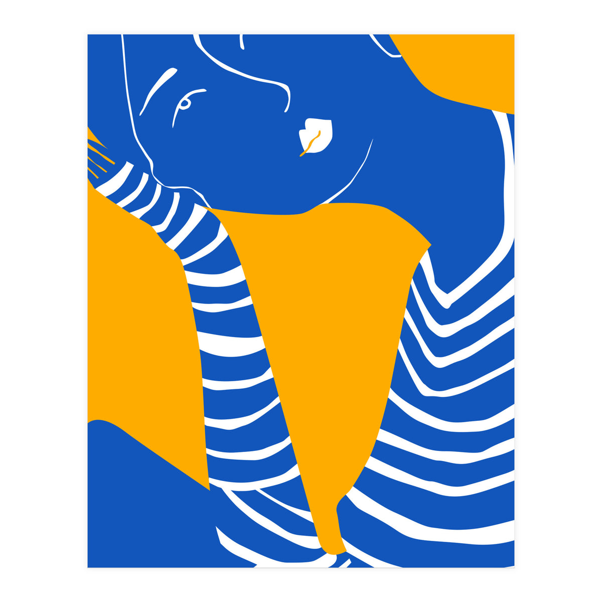 I'm Thinking Blue (Print Only)