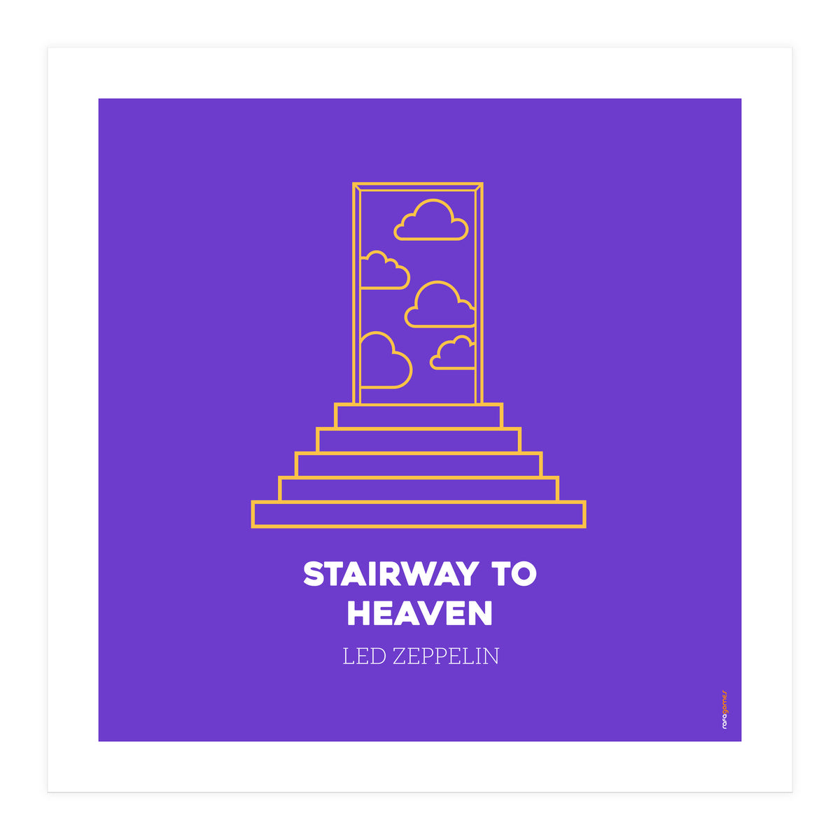 Led Zeppelin Stairway To Heaven (Print Only)