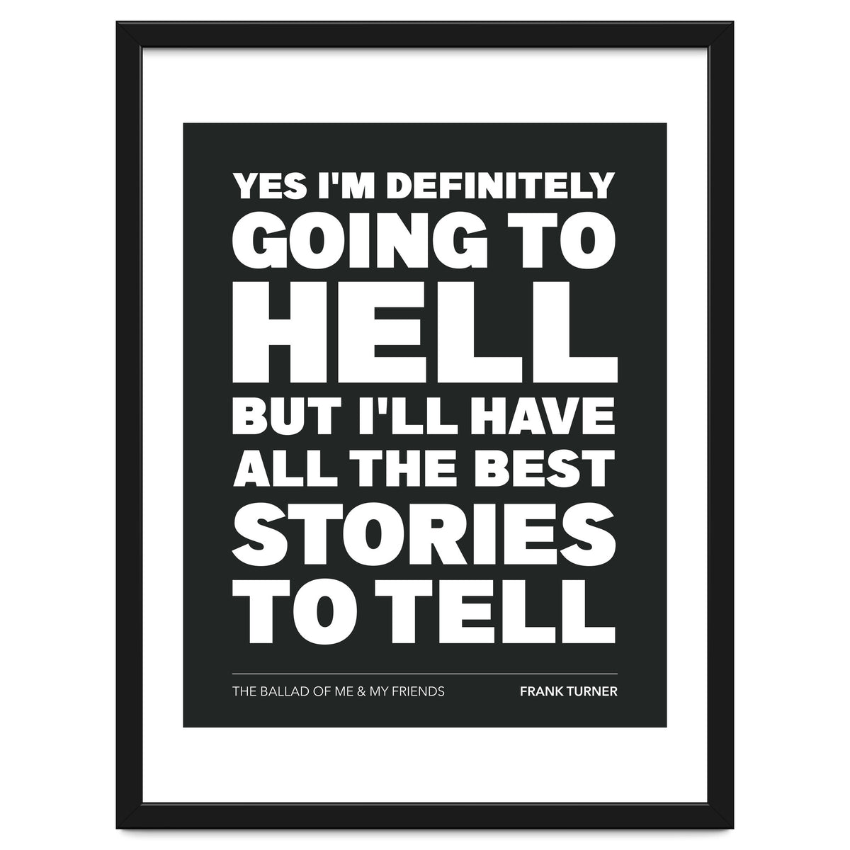 Frank Turner - The Ballad Of Me & My Friends