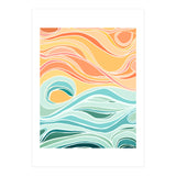 Sky And Sea Abstract (Print Only) thumbnail