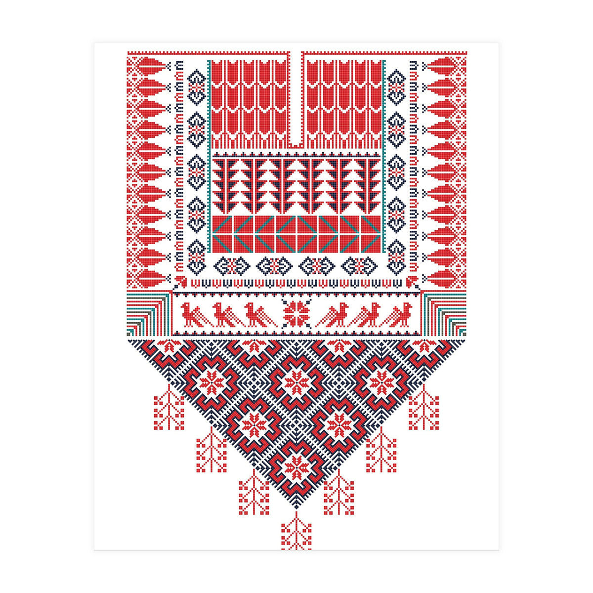 Tatreez Ornament 24 (Print Only)