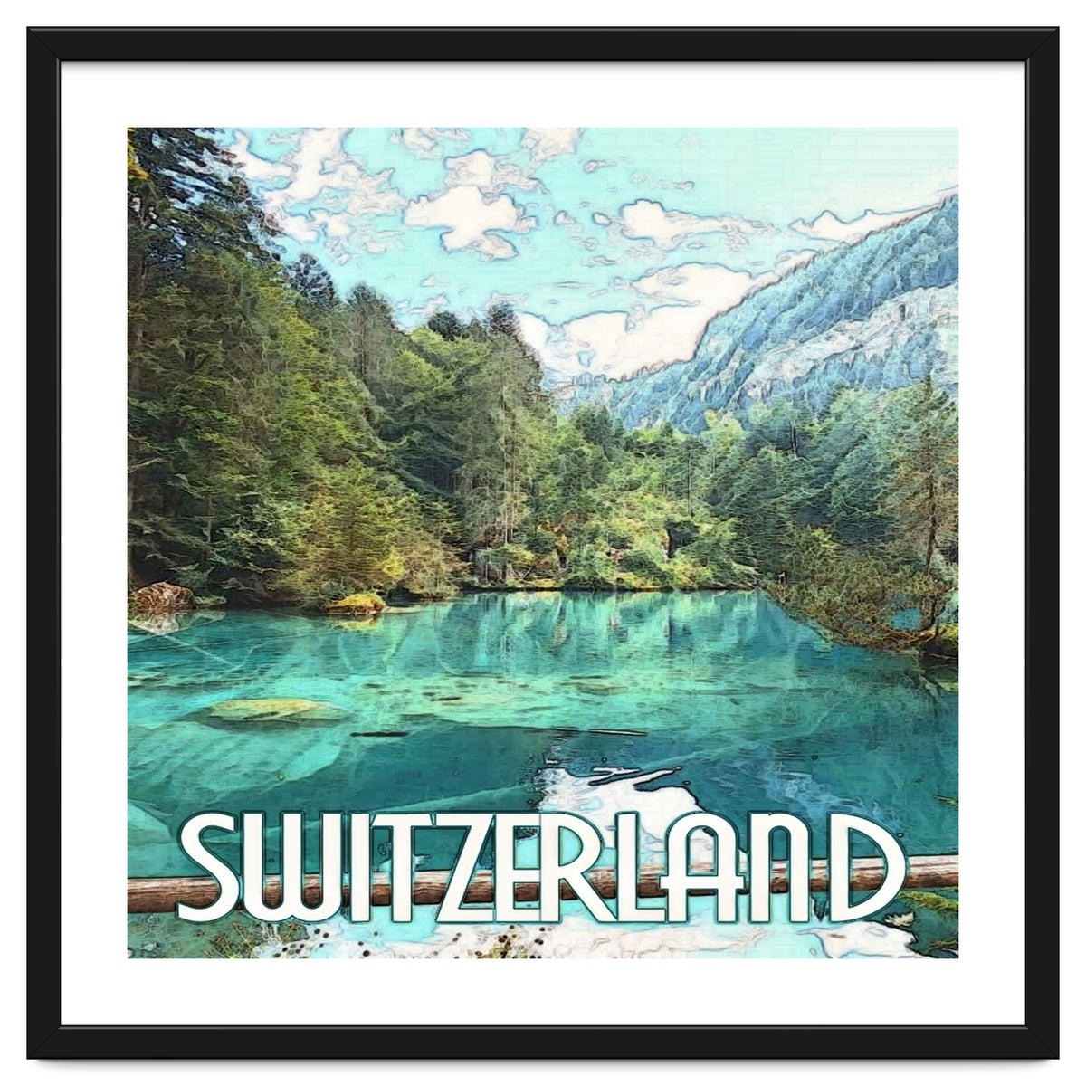 Blausee Naturpark, Switzerland.