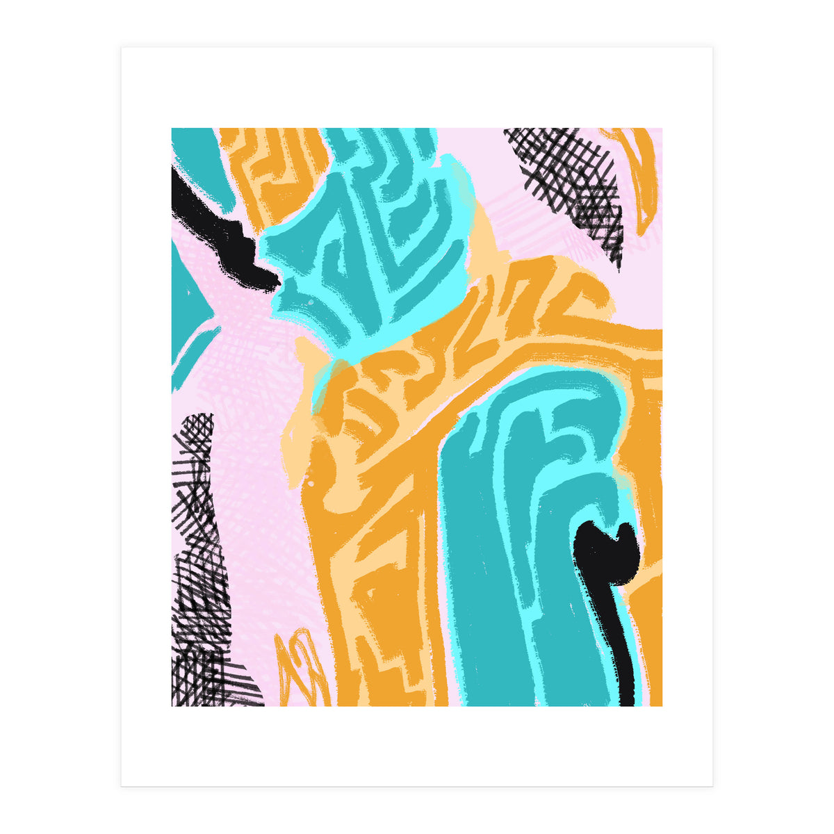 Yellow folks (Print Only)