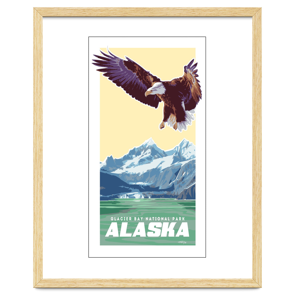Alaskan Eagle Poster