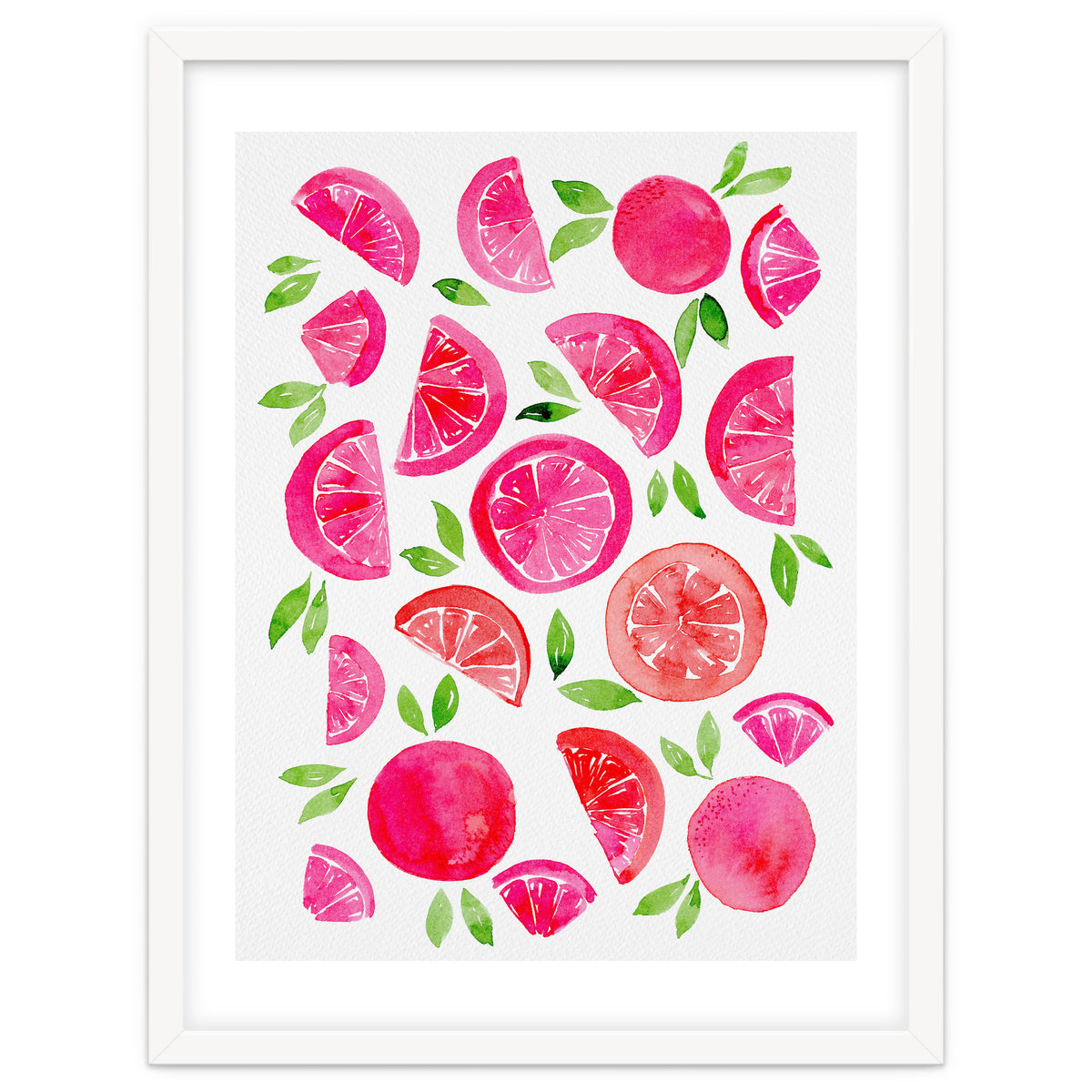 Watercolor Grapefruit