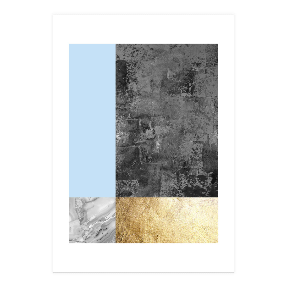 Geometric and golden III (Print Only)