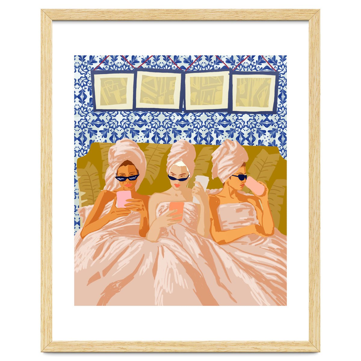 Ladies-Only Club | Girl Talk Slumber Party BFF | Bohemian Feminism Independent Moroccan Women
