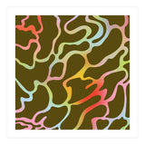 Colorful Wavy Lines Pattern \\ Multicolor Gradient (Print Only) thumbnail