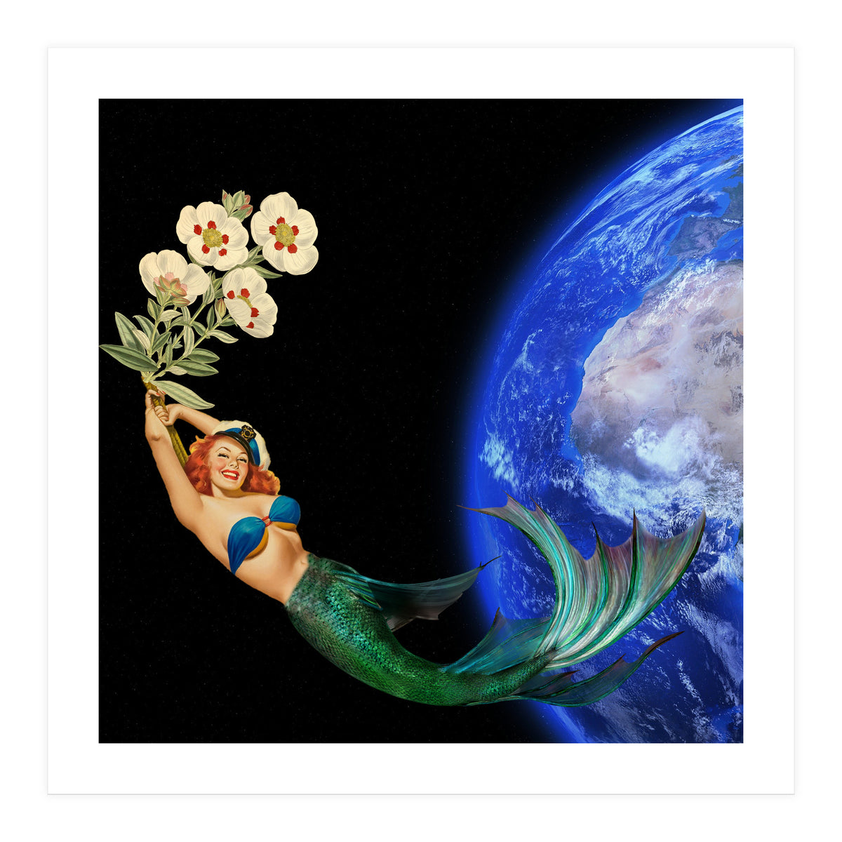 Swimming Away Earth  (Print Only)