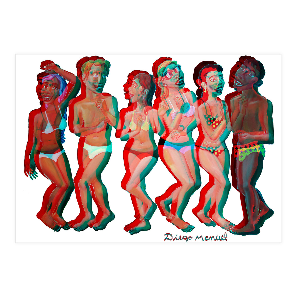 Fiesta En La Playa 2 1 (Print Only)