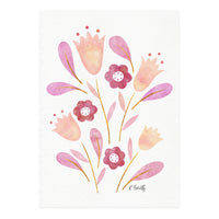 Watercolour Tulips | Pink (Print Only)