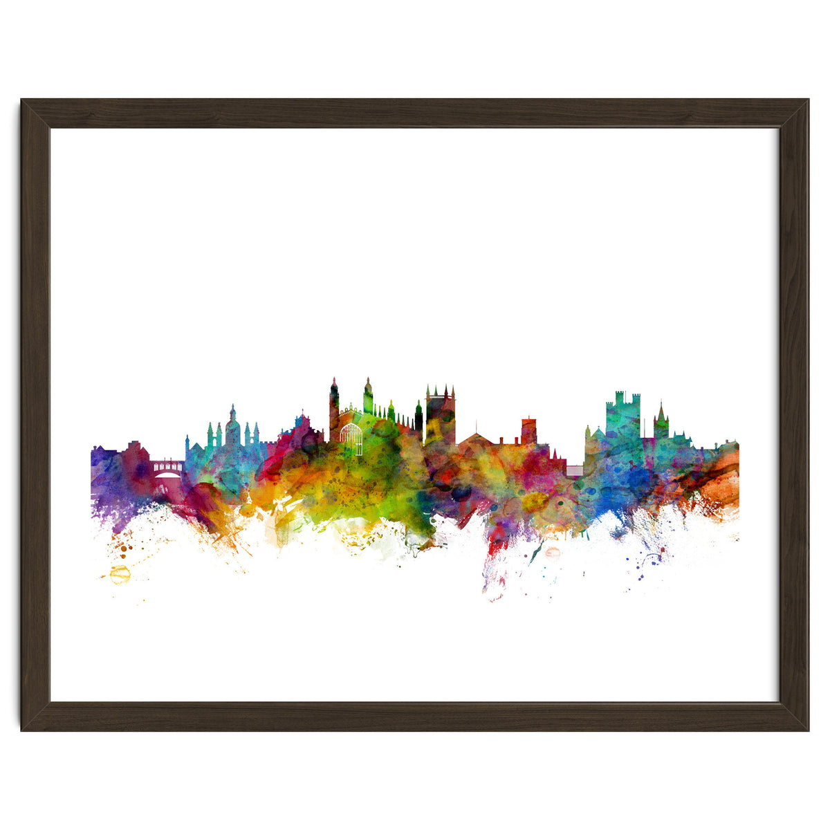 Cambridge England Skyline