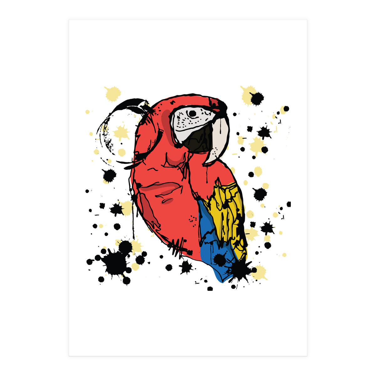 Guacamaya sketch (Print Only)