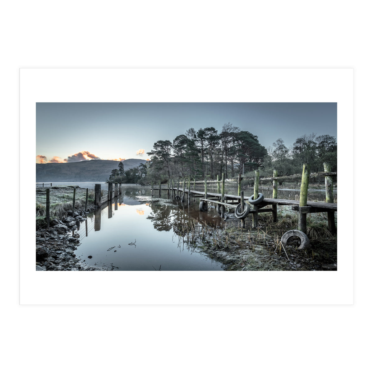 Derwent Water winters morning (Print Only)