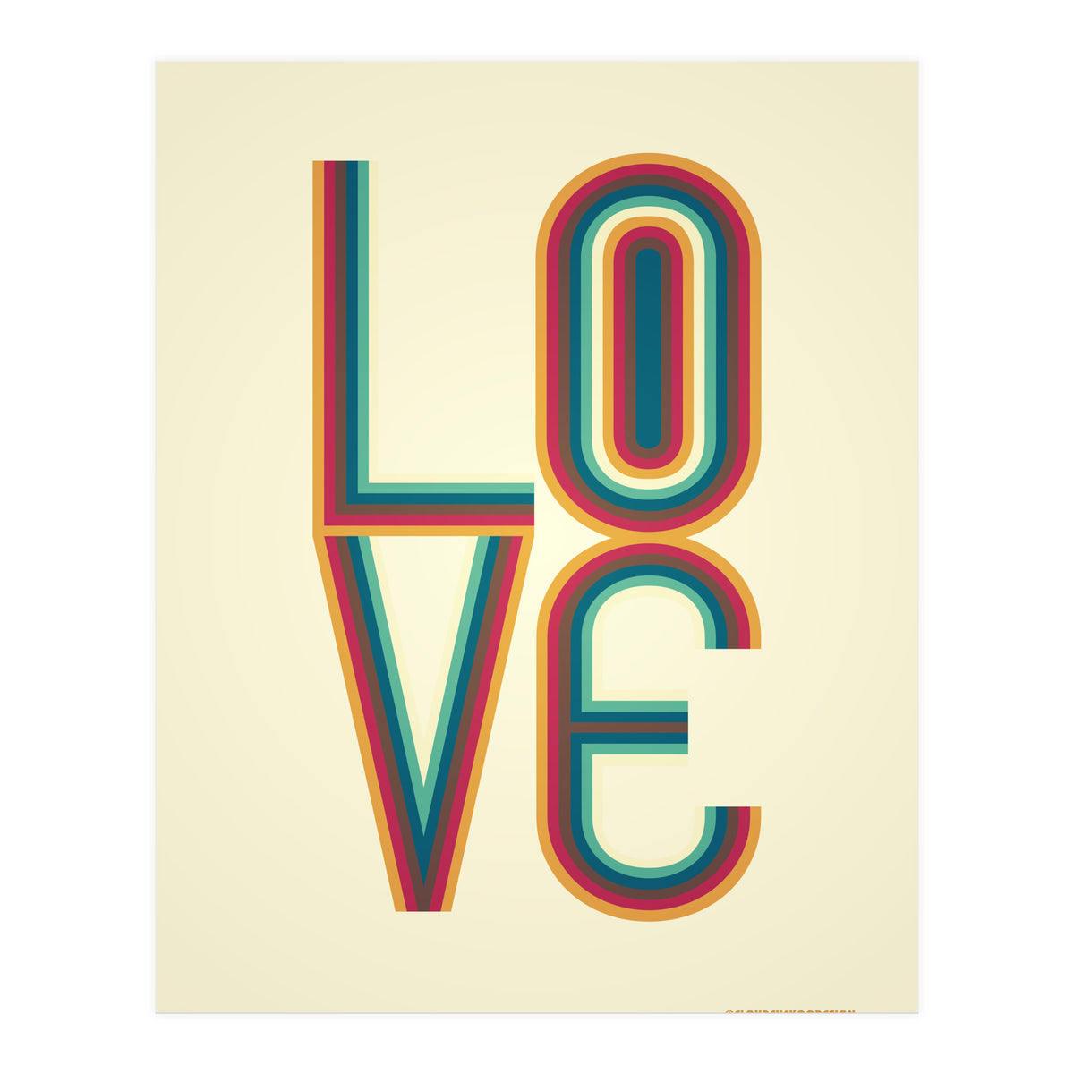 1970s Retro Love (Print Only)