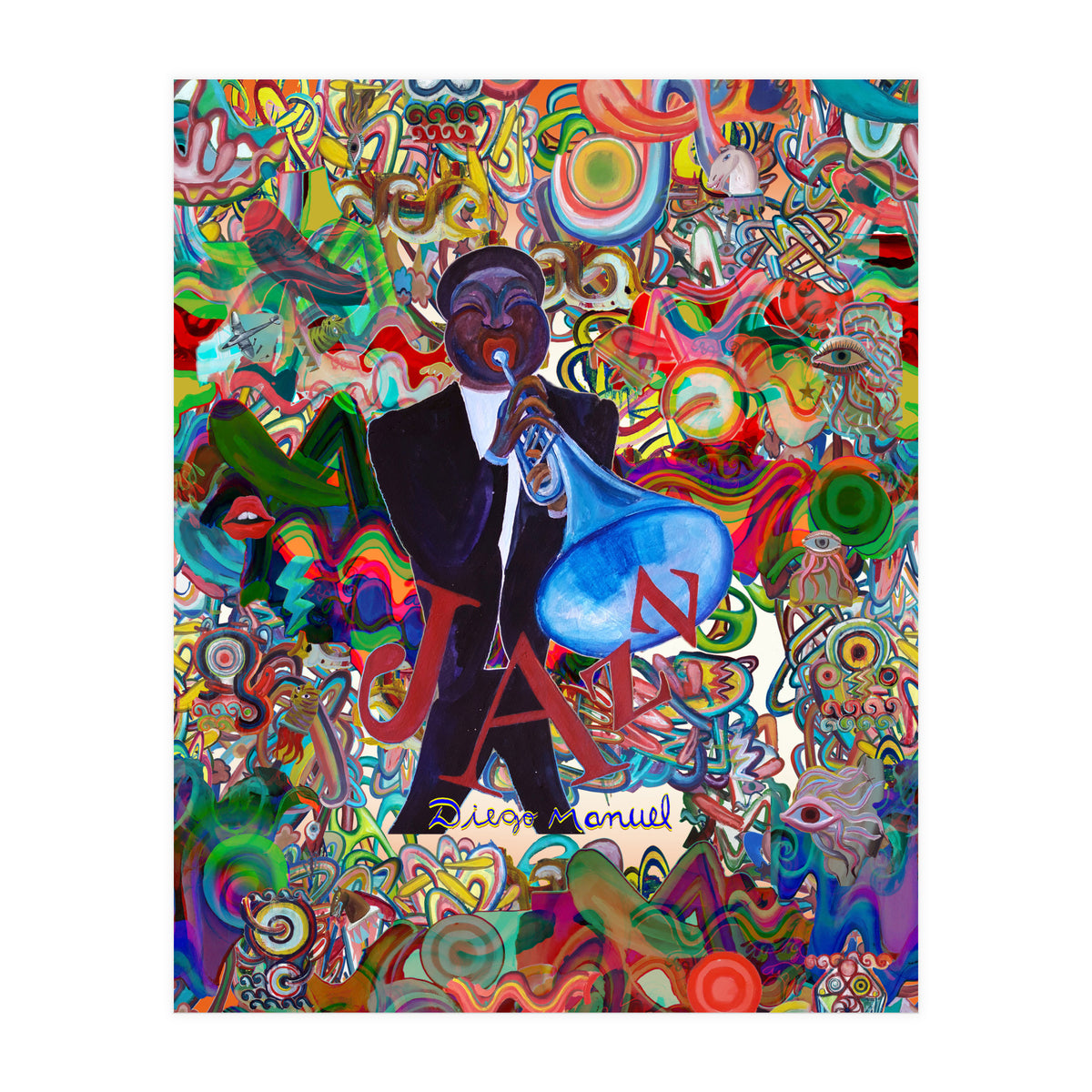 Jazz Y Graffitis (Print Only)