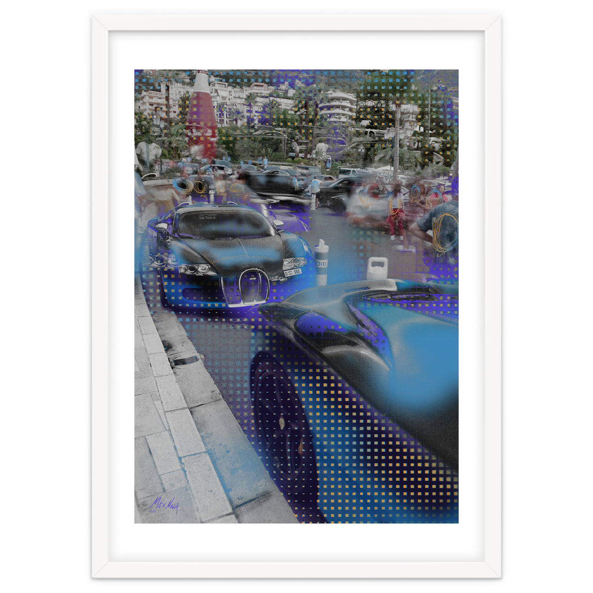 August ’22 — Blue Bugatti, Monaco