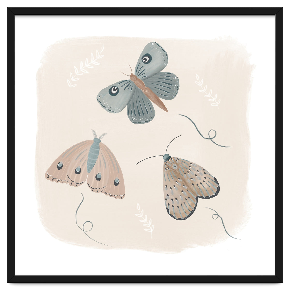 Moths in the moonlight