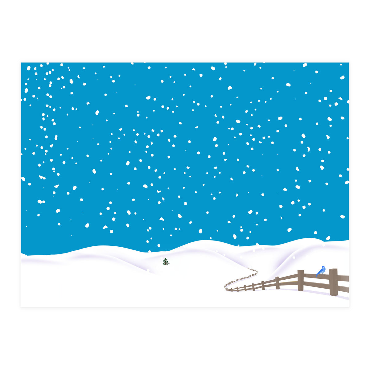 Country Snow (Print Only)