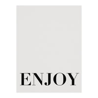 Enjoy White (Print Only)