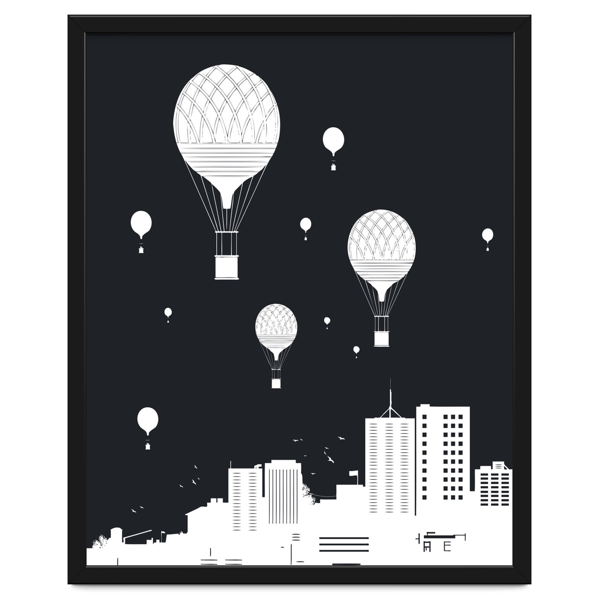 Balloons And The City (dark version)