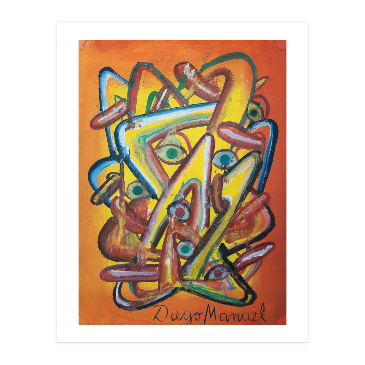 Formas Ojos Y Lenguas (Print Only)