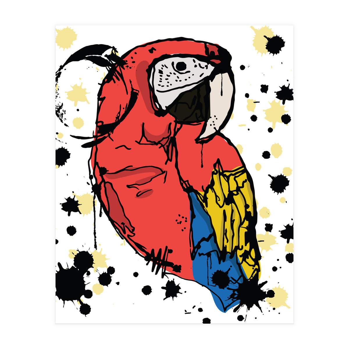 Guacamaya sketch (Print Only)