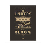 My Being Is In Full Bloom - Rumi Quote Typography (Print Only) thumbnail
