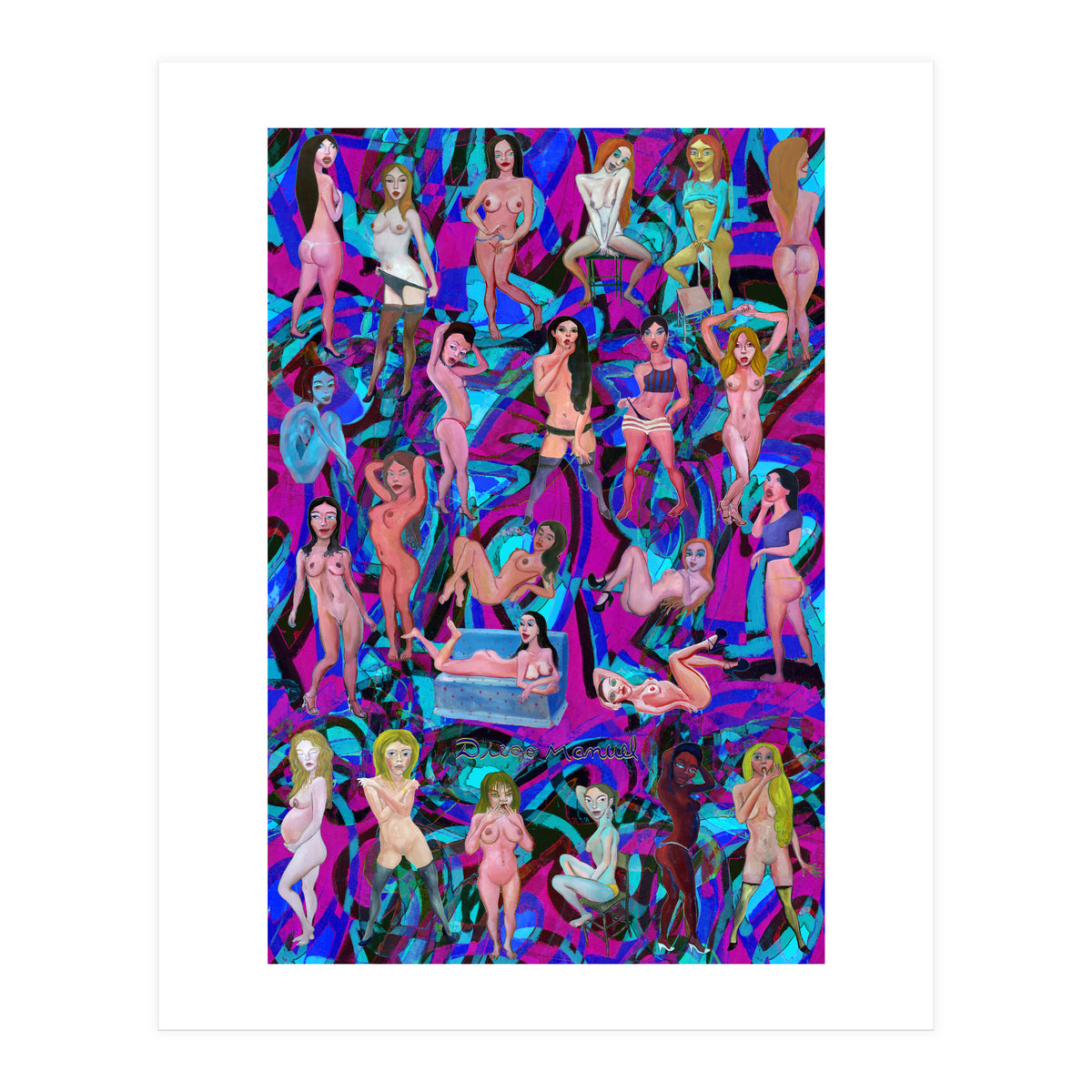 Chicas 3d 14 (Print Only)