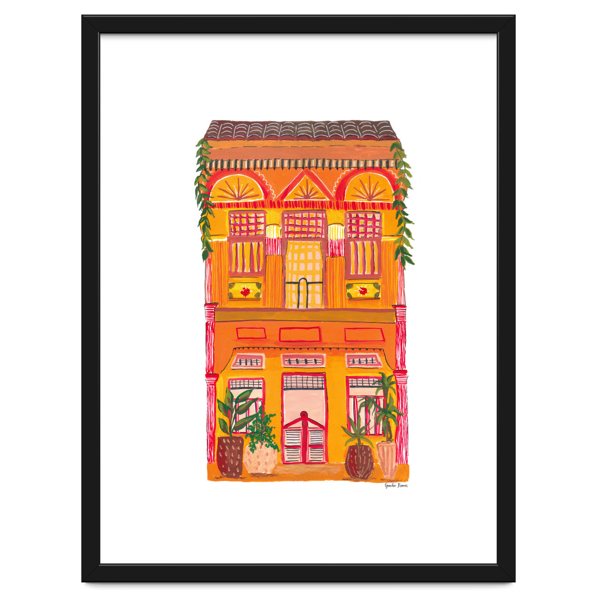 Orange House A4