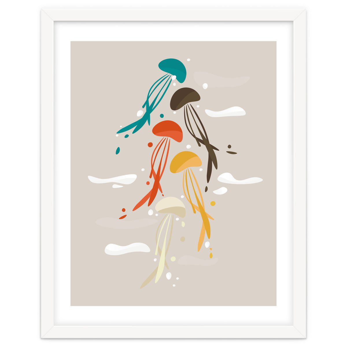 Jellyfish ascend the sky