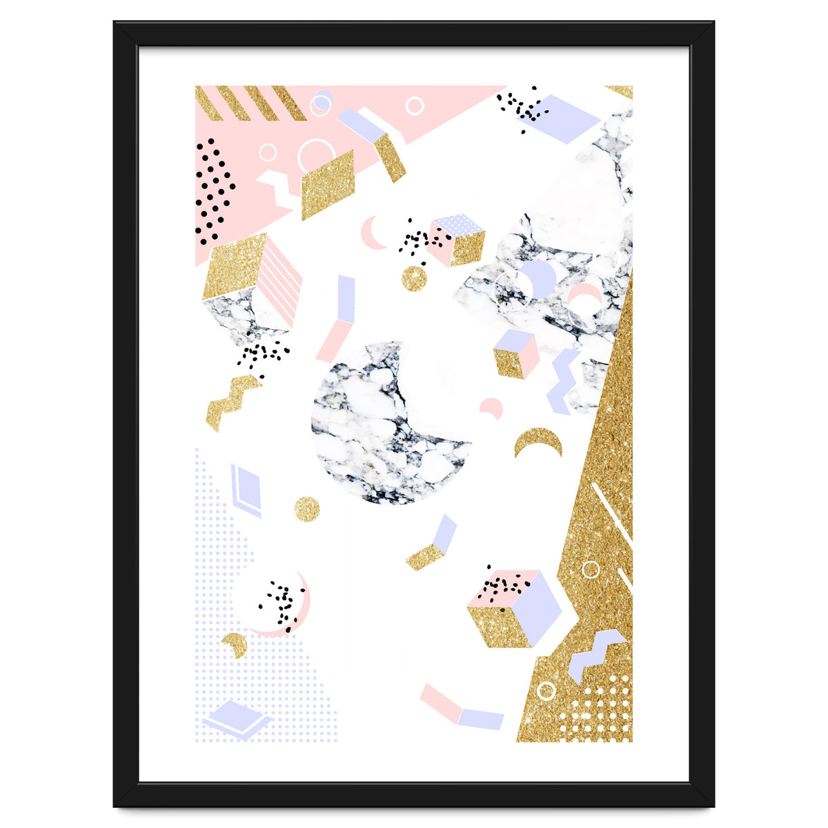 Marble Moon Abstraction