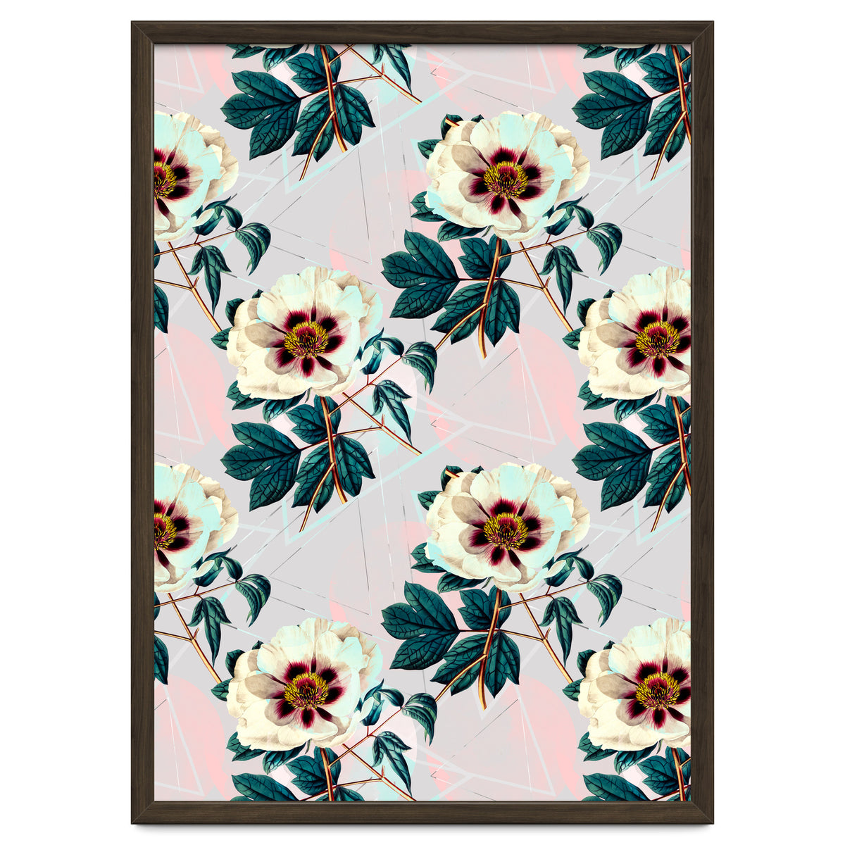 Flowery blooming with geometric