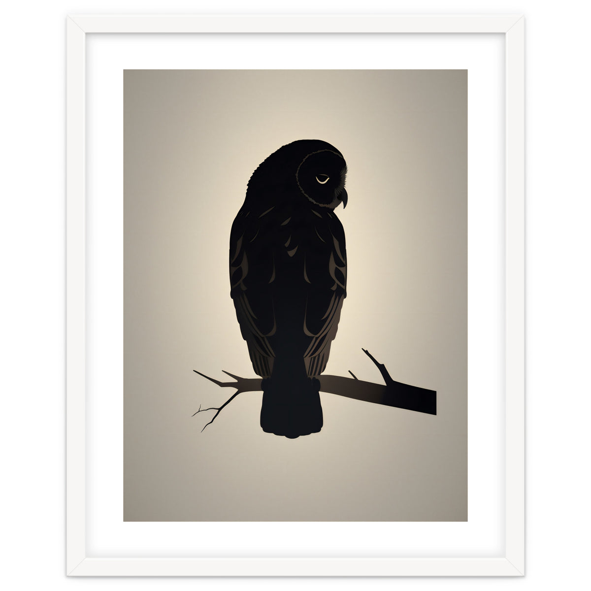 Owl Minimalist Picture