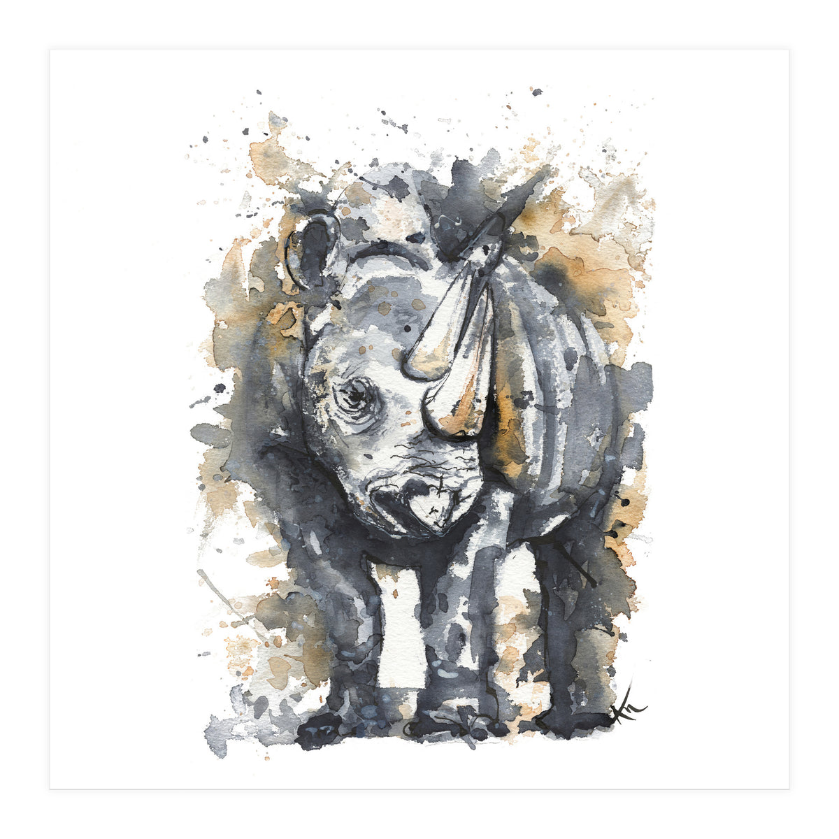 Rhino- Wildlife Collection (Print Only)