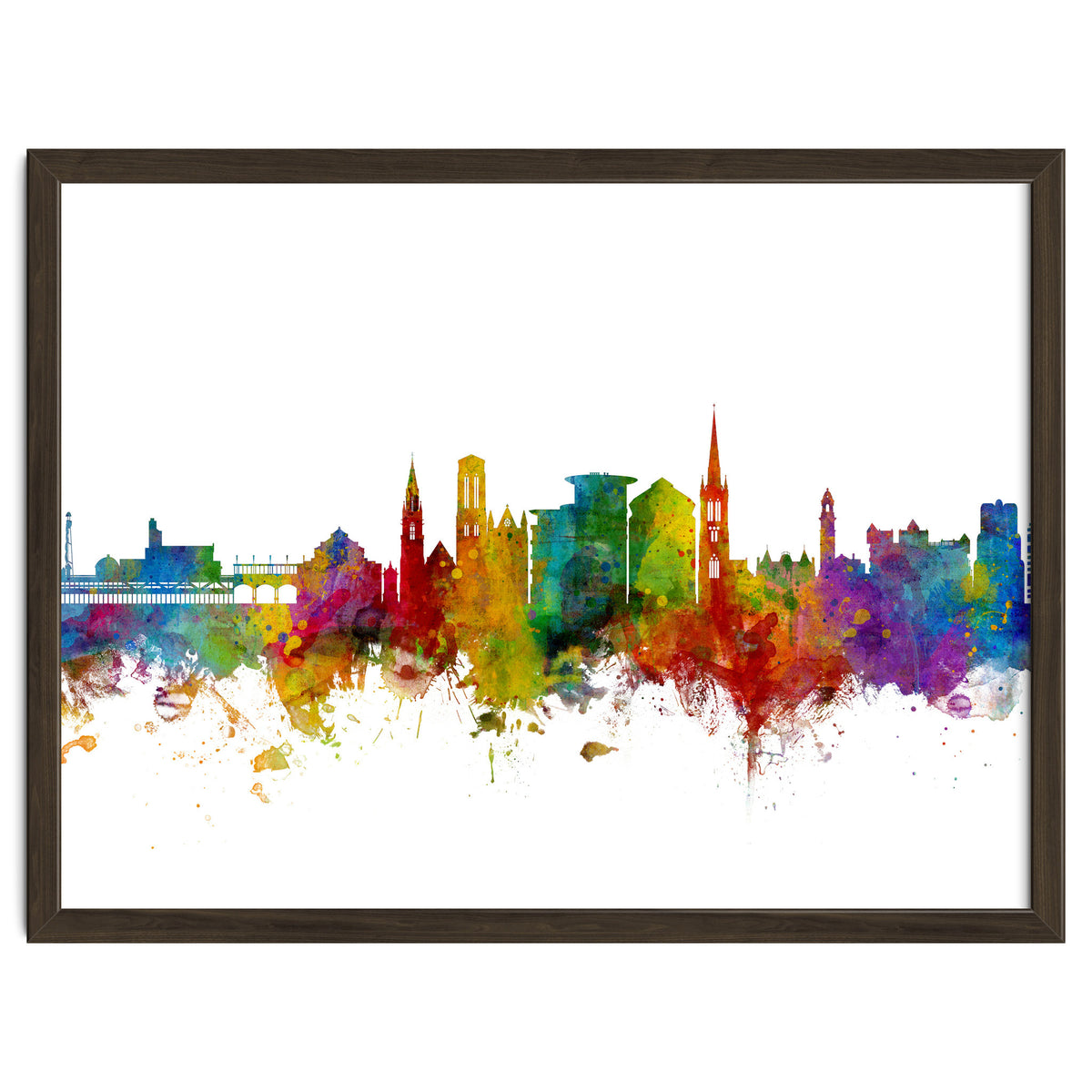 Bournemouth England Skyline