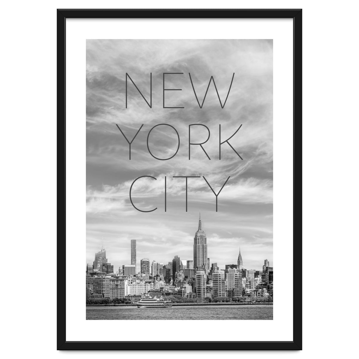 NYC Midtown Manhattan | Text & Skyline