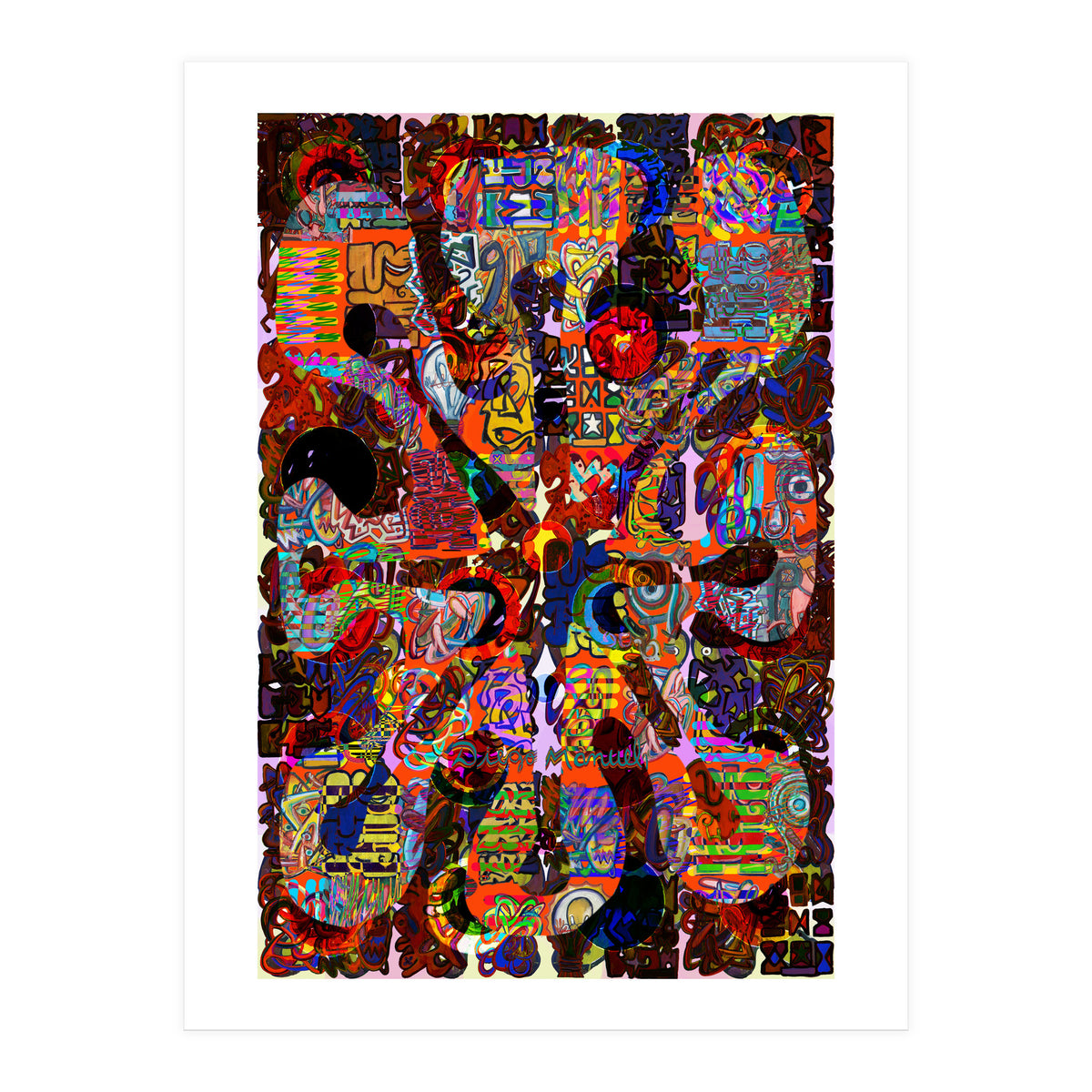 Fuego Y Graffiti 70 (Print Only)