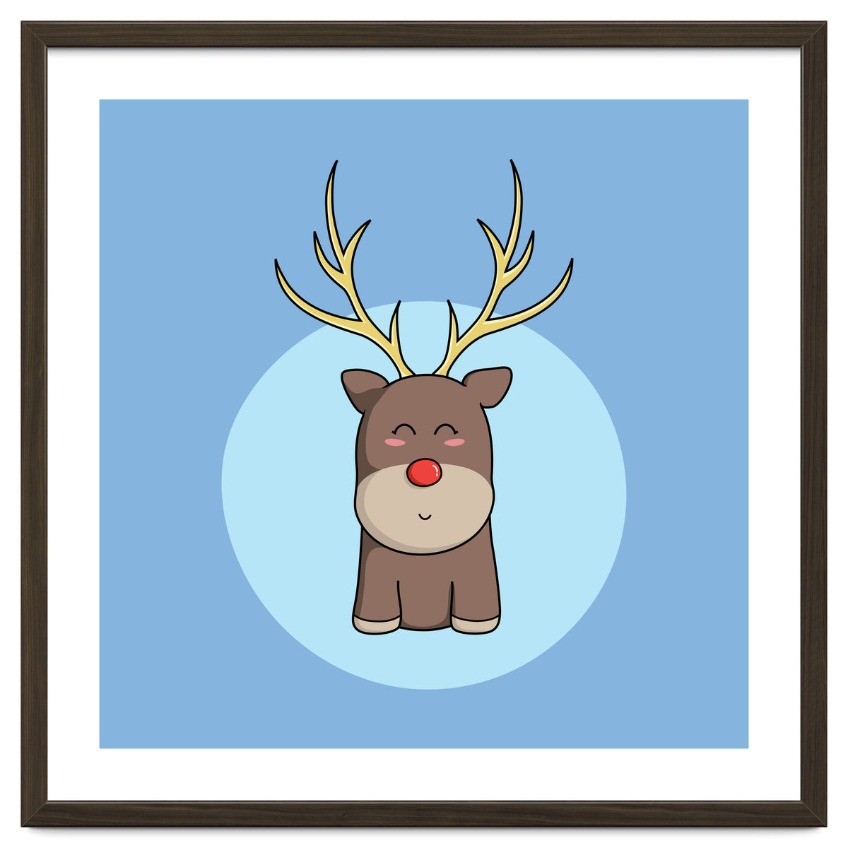 Kawaii Cute Christmas Reindeer