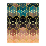 Colorful and golden pattern III (Print Only) thumbnail