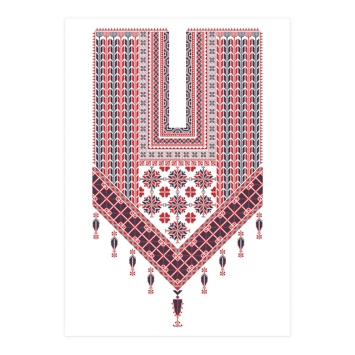 Tatreez Ornament 12 (Print Only)