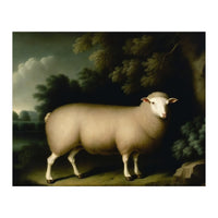Sheep Classical Oil Painting (Print Only)