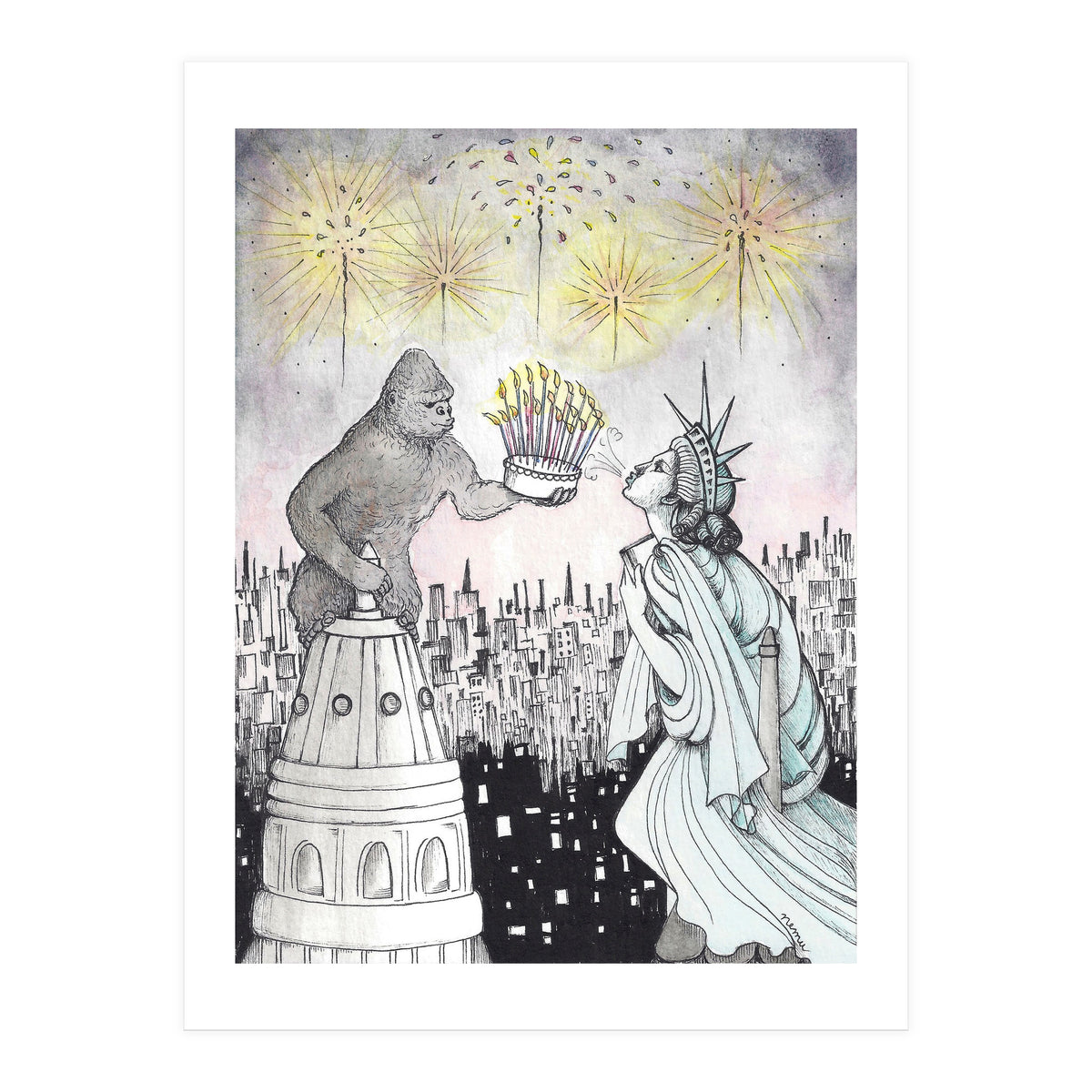 Happy 4th Of July (Print Only)