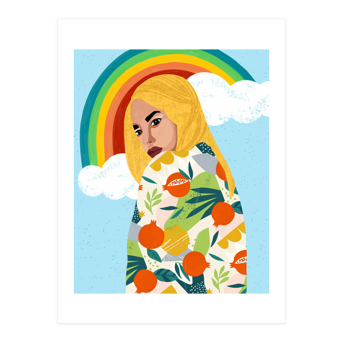 A Rainbow In Someone's Cloud (Print Only)