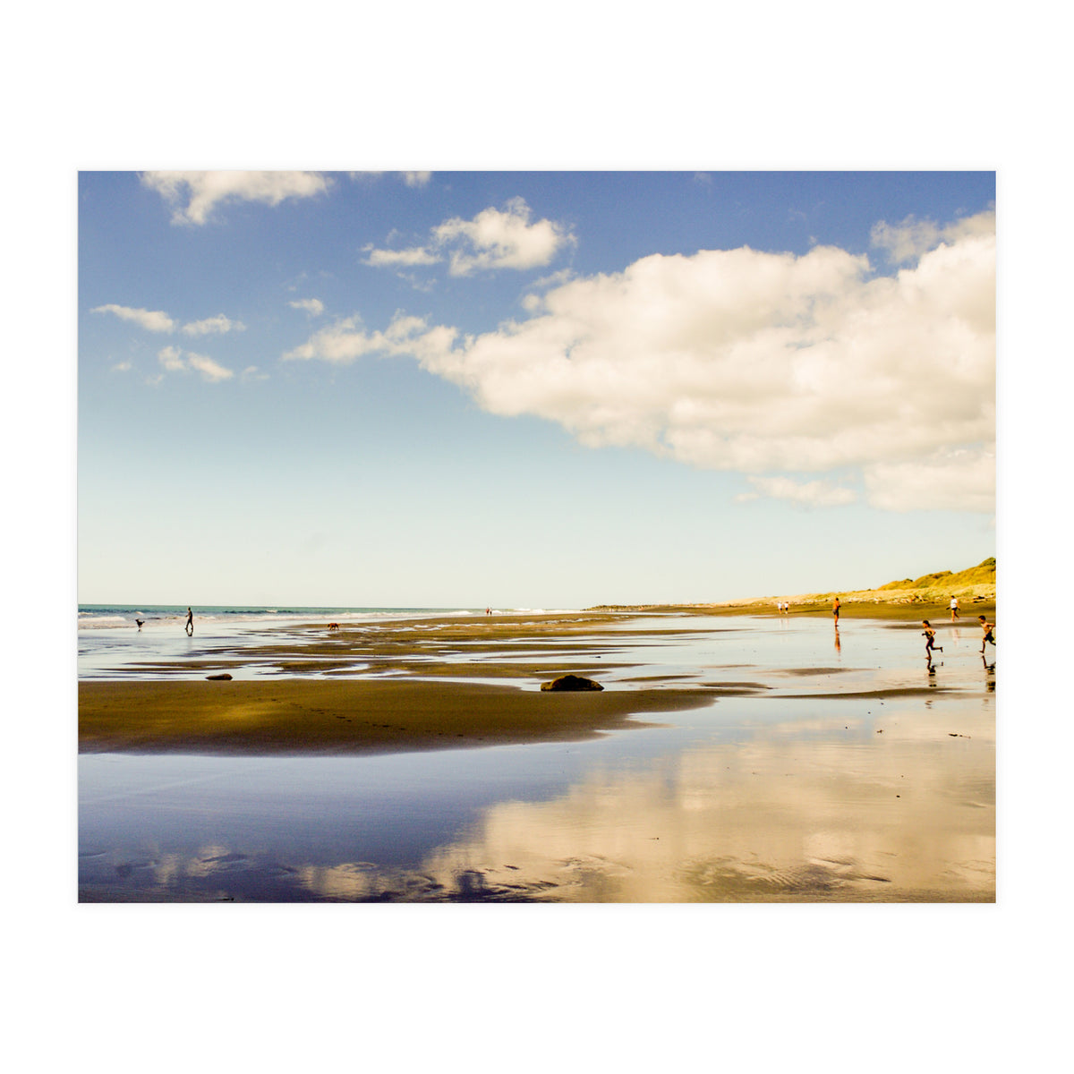 Beach in New Plymouth, New Zealand (Print Only)